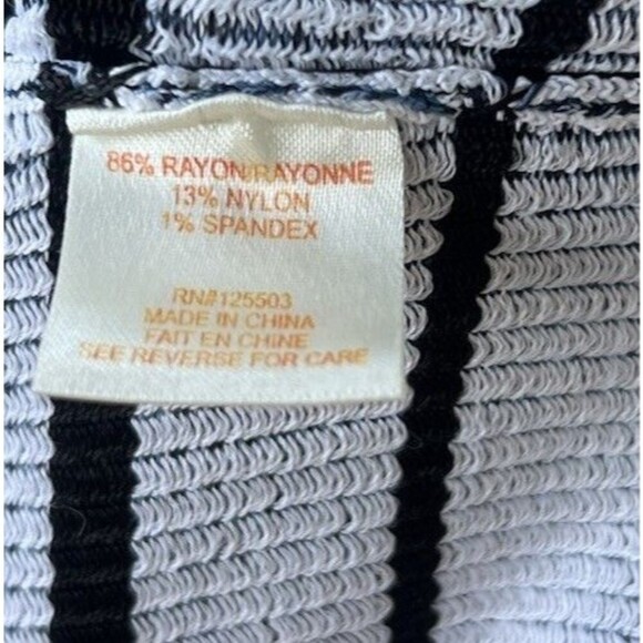 Ronny Kobo Jayme Skirt in Black Multi Stretch Knit XS Bodycon Timeless Office - Picture 8 of 8